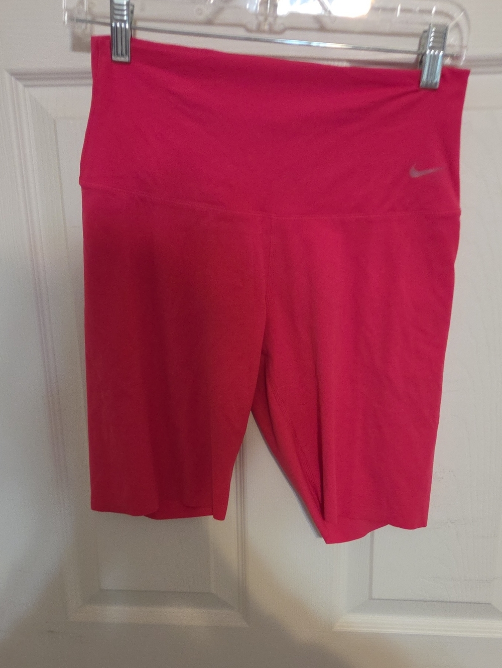 Nike Women's Hot Pink High-Waist Bike Shorts